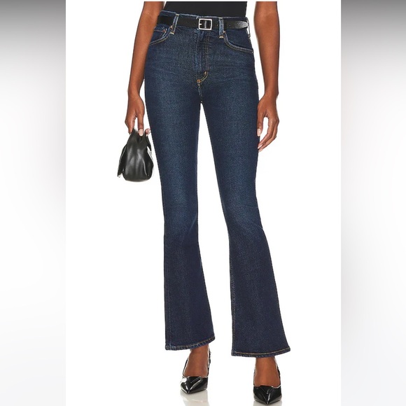 Agolde Nico High Rise Slim Boot Jeans in Song 32 - Picture 1 of 12